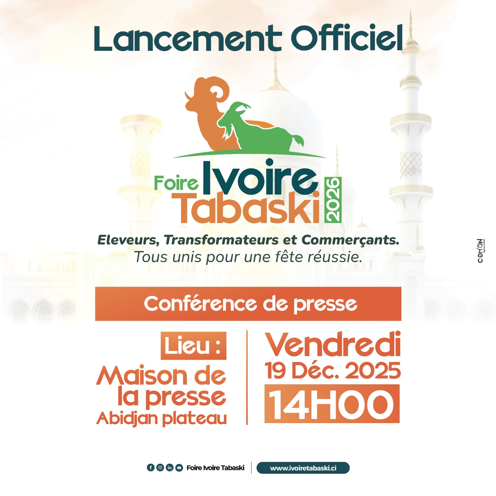 Lancement officiel de la Foire Ivoire Tabaski 2026